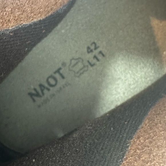 NAOT Women's 42/ 11 Cetona Double Zip Bootie Brown Leather - Picture 2 of 9